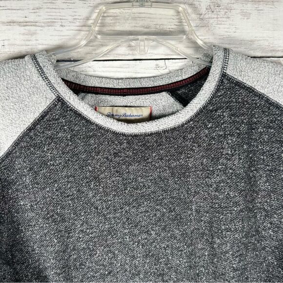 Tommy Bahama Crew Neck Sweatshirt  Men’s Pullover Light Fleece Gray M - Picture 3 of 5